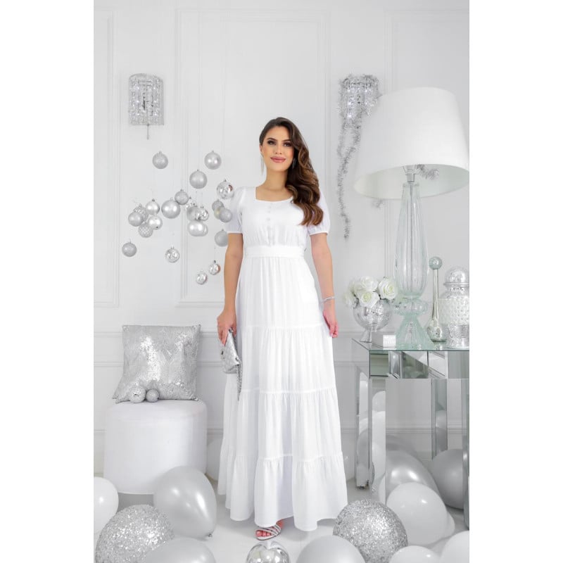 Vestido fluido cheap branco