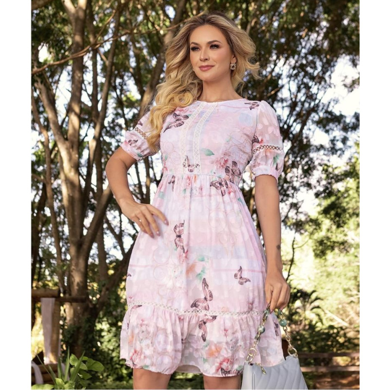 Vestido primavera de borboleta clearance