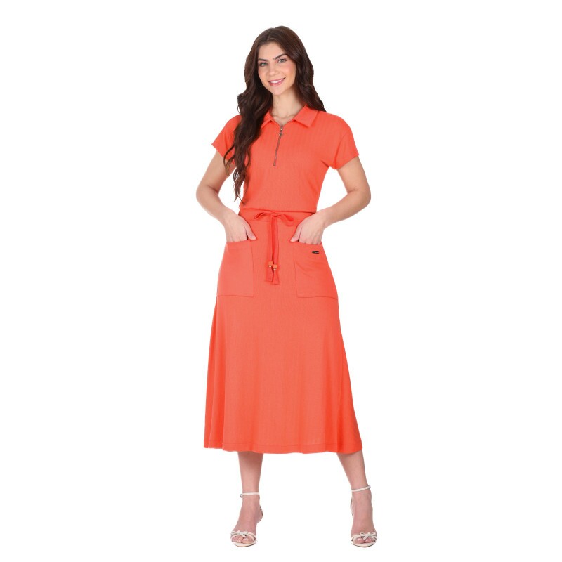 Conjunto Sabine Em Malha Coral Hapuk