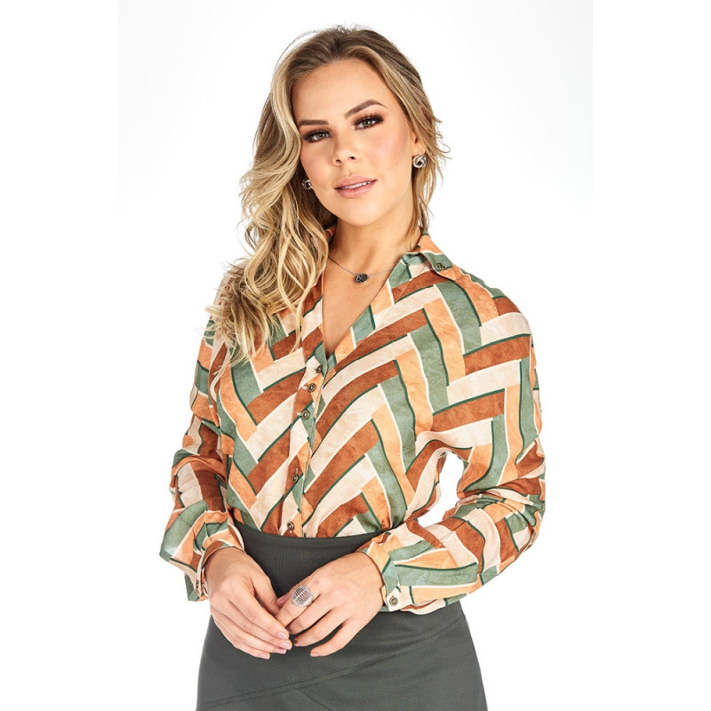 Camisa Estampada Via Tolentino