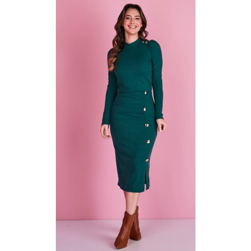 Vestidos de inverno lanzinha hot sale