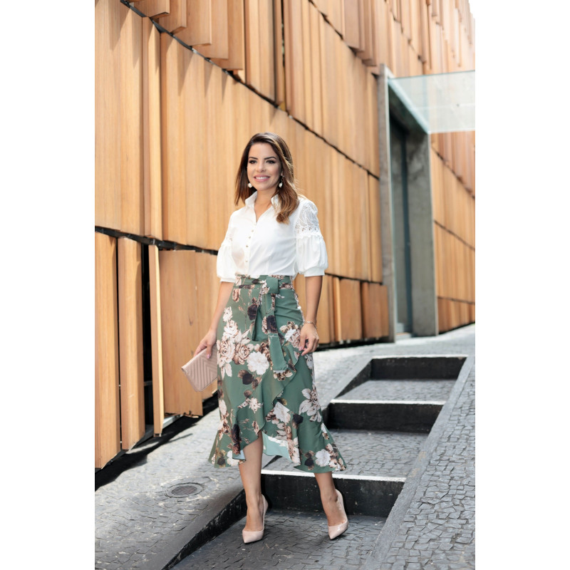 Saia mullet estampada online