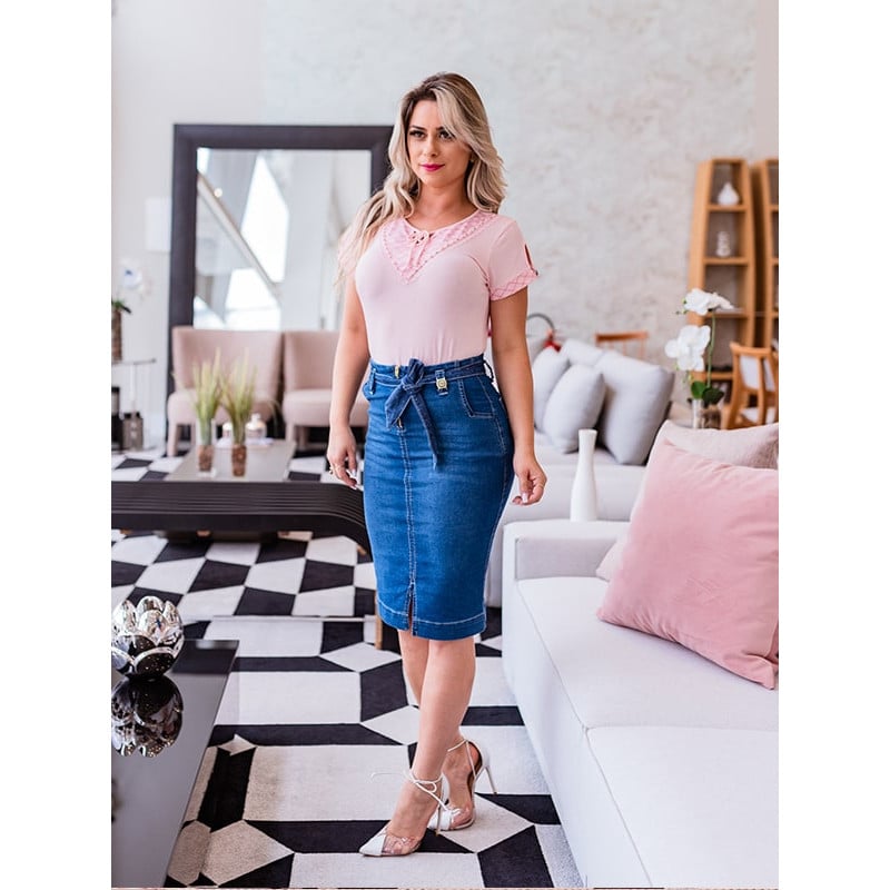 Saias jeans clearance evangelicas 2019