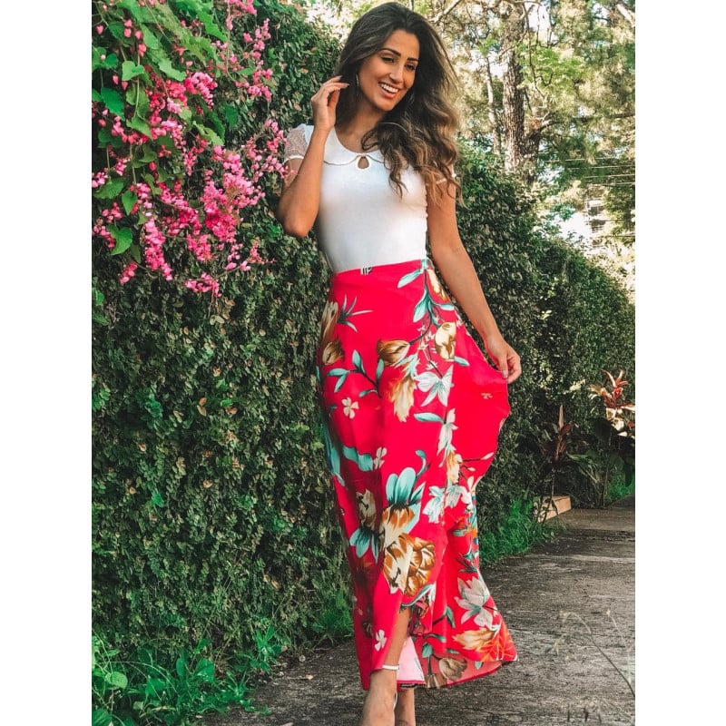 Saia longa primavera shop verao 2019