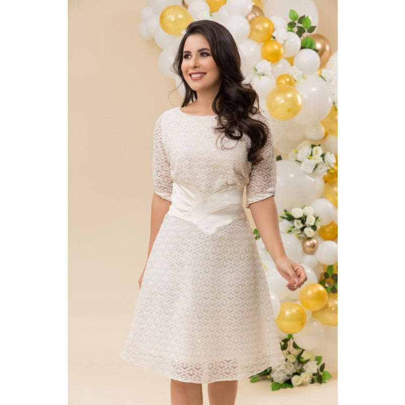 Vestido clearance evase branco