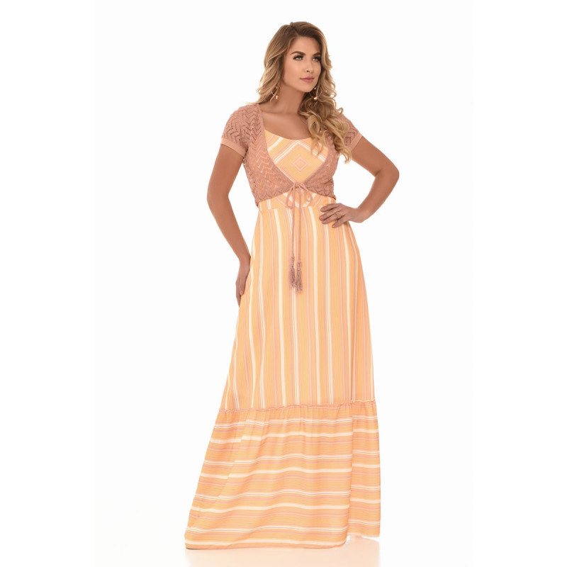 Vestido Longo com Casaqueto Fasciniu's