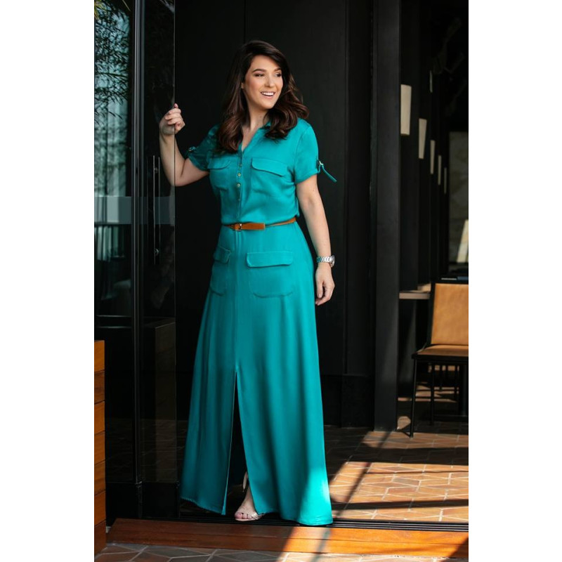 Vestido longo via tolentino top
