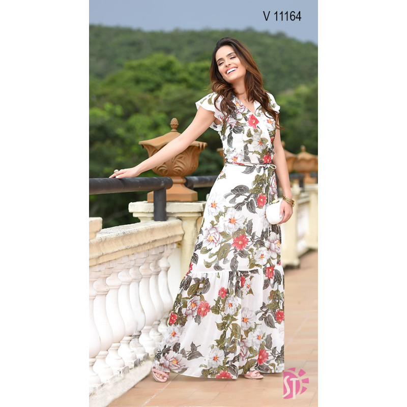 Estrela evangelica 2025 vestido longo