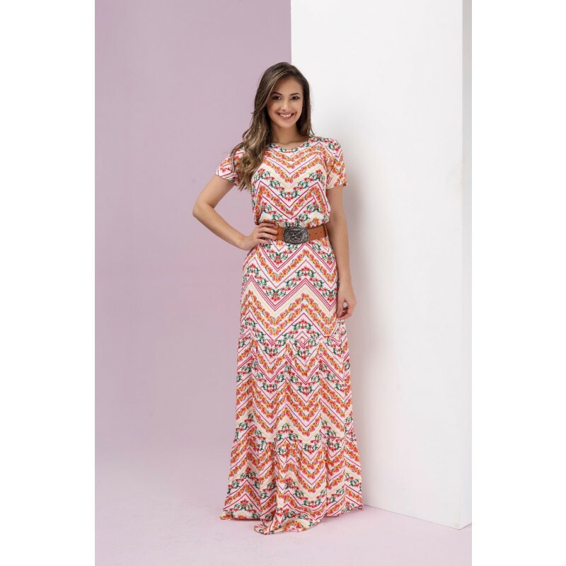 estrela evangelica vestido longo