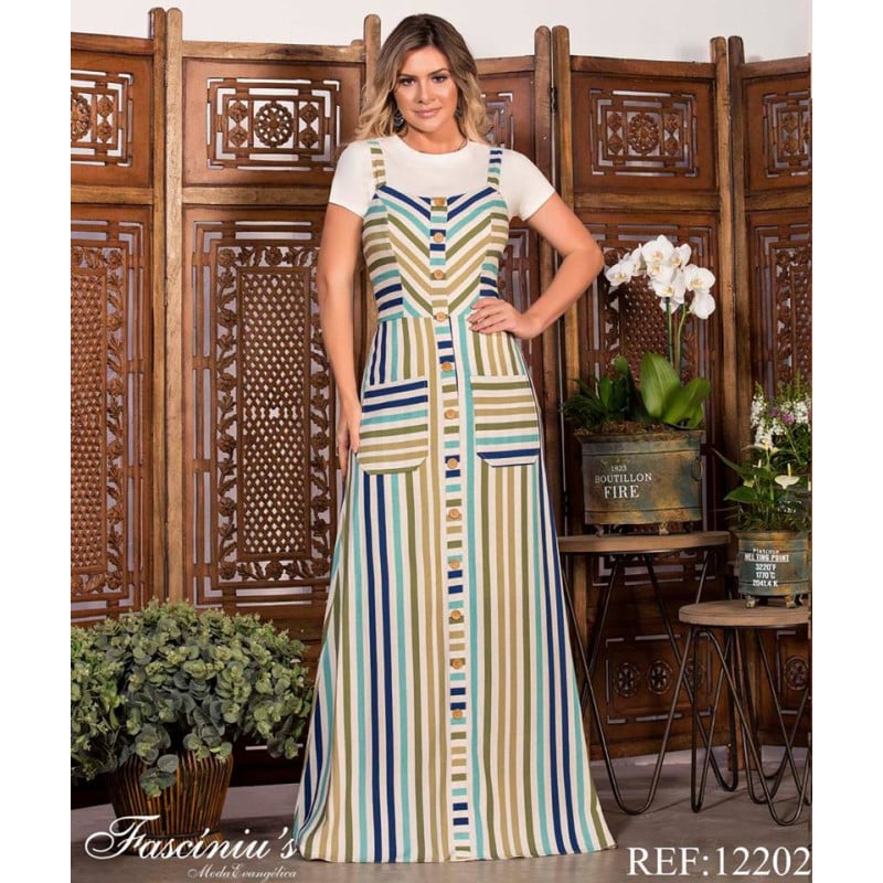 Vestido longo top verao 2019