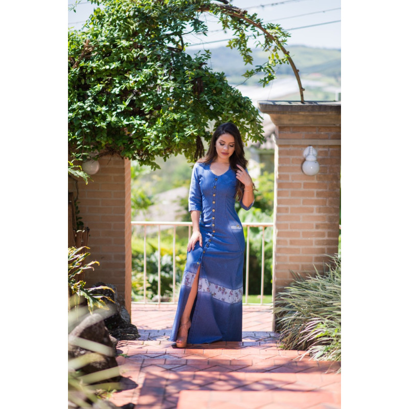 Vestido longo para o verão 2018 on sale