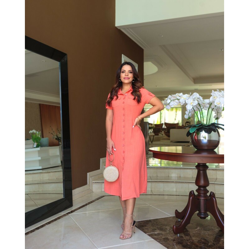 Chemise Heloísa Papaya Boutique K