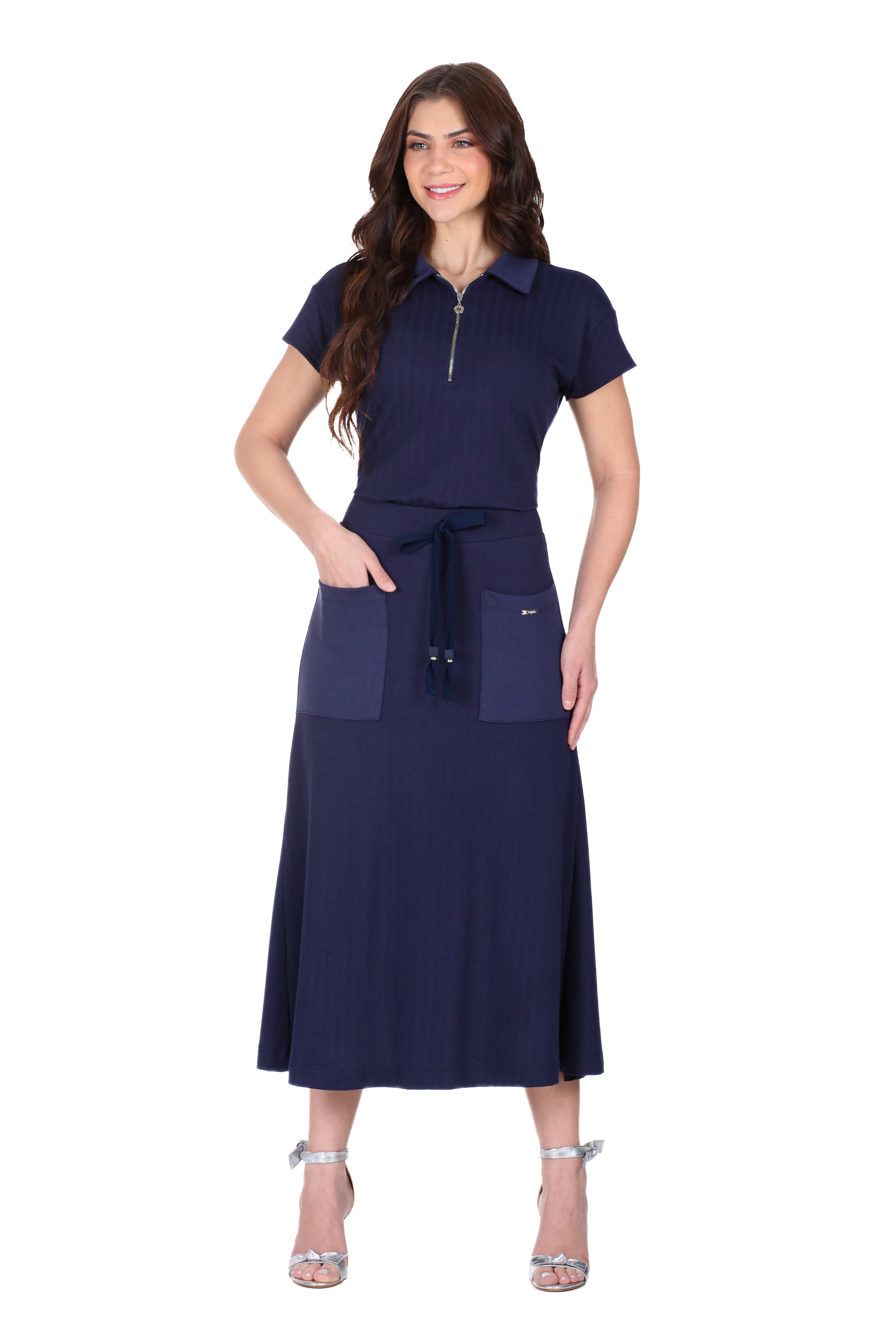 hapikuro Conjunto Sabine Em Malha Azul Marinho Hapuk