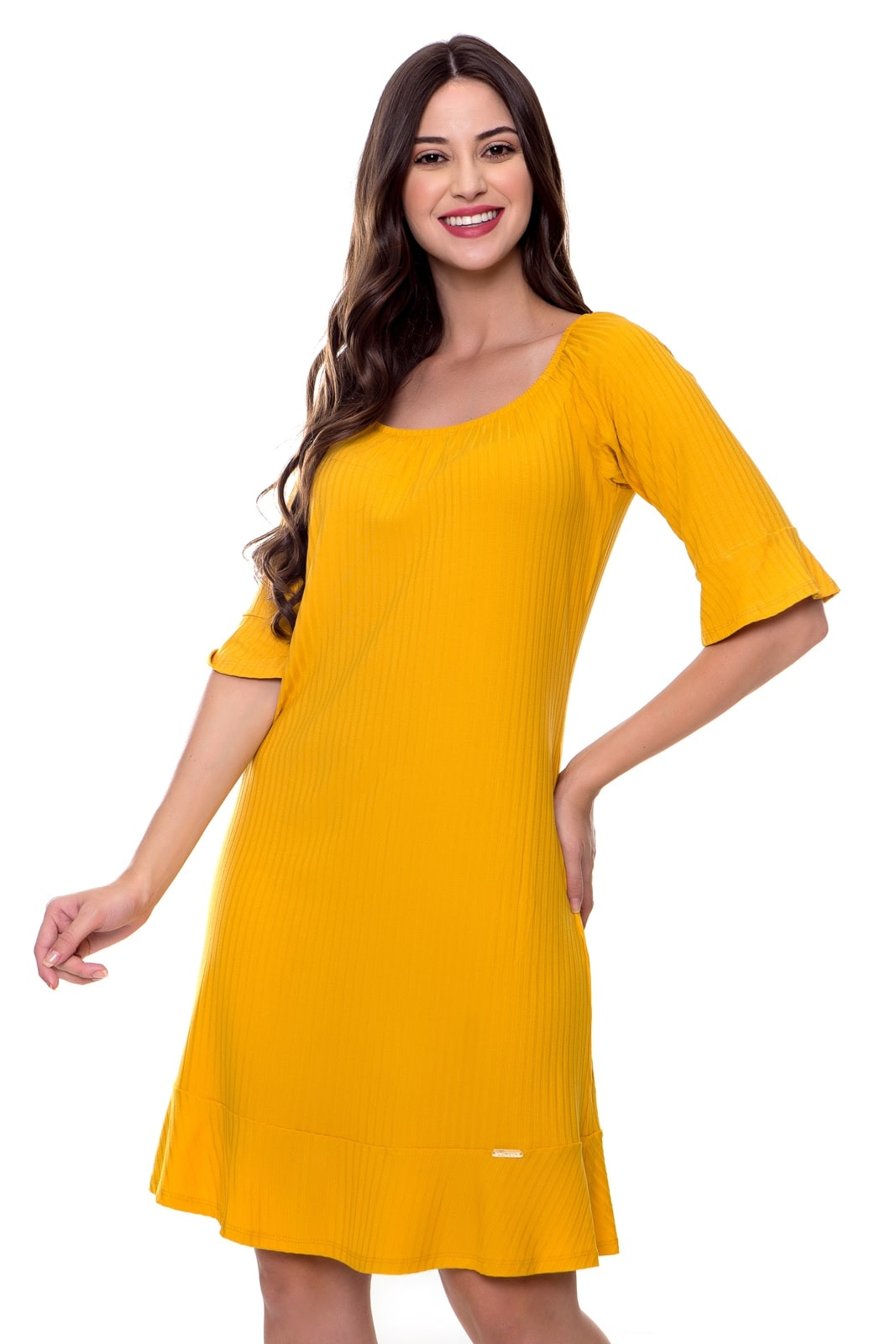 Vestidos soltinhos de malha online