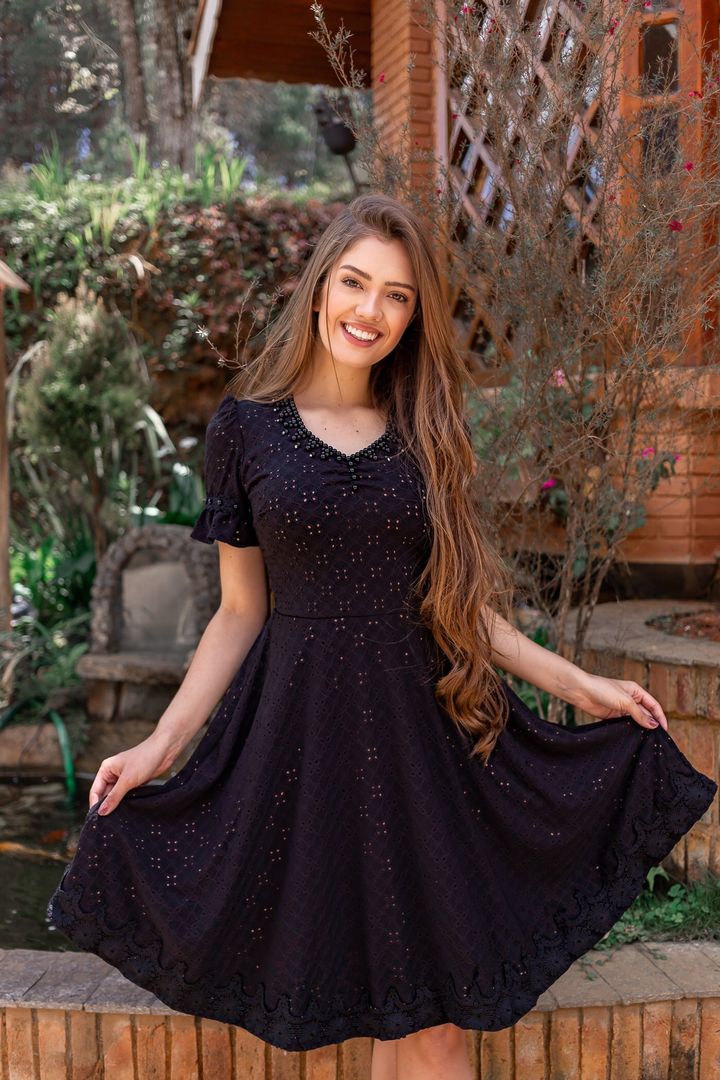 Vestido de lese hotsell preto