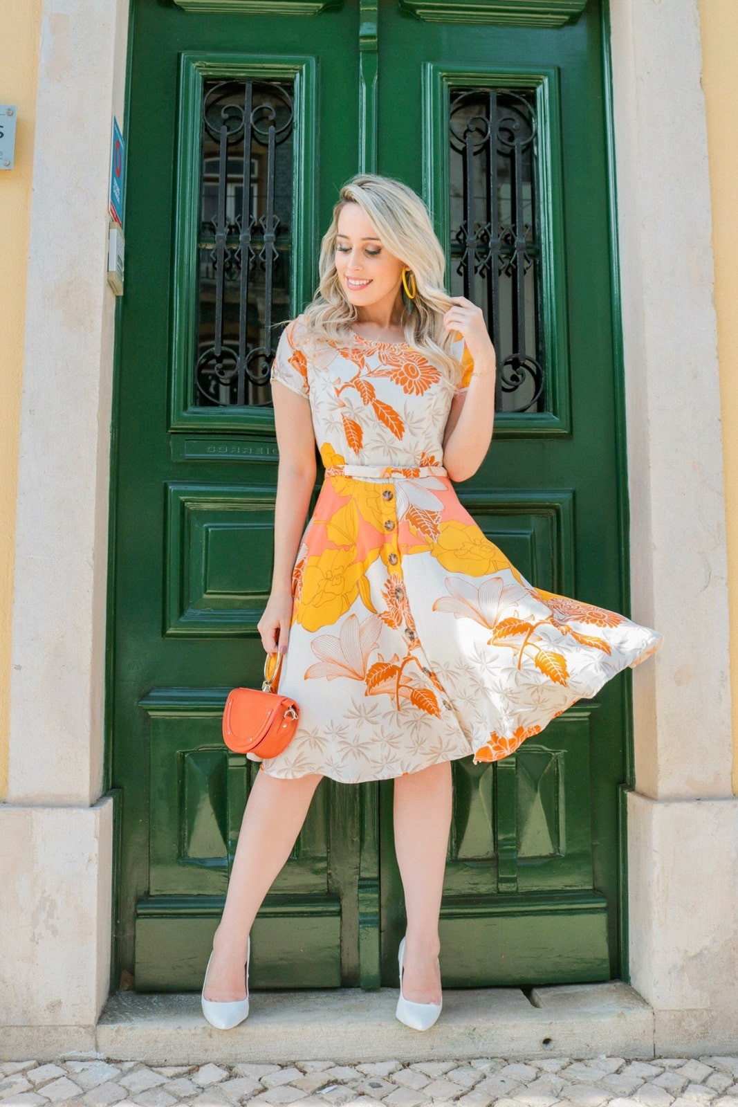Vestido shop gode amarelo