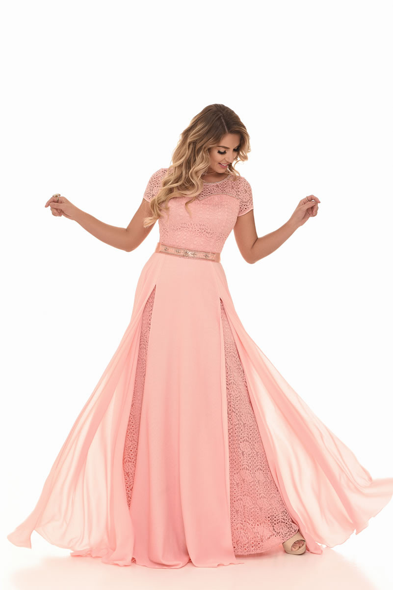 Vestido sales longo fascinius