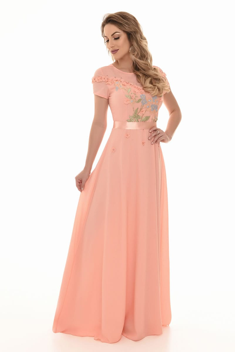 Vestido Longo Princess Salm o Fasciniu s