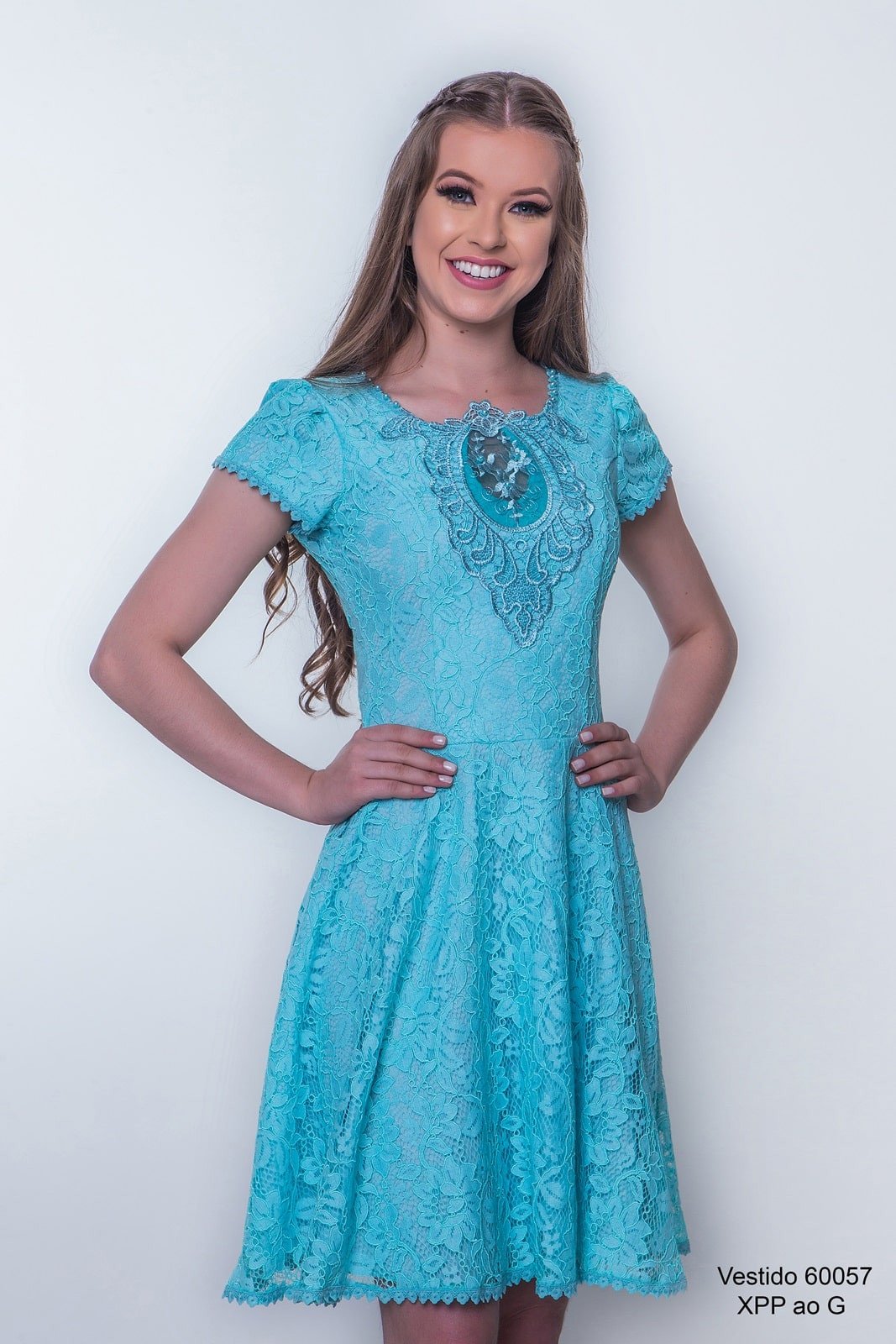 Vestido renda gode sales