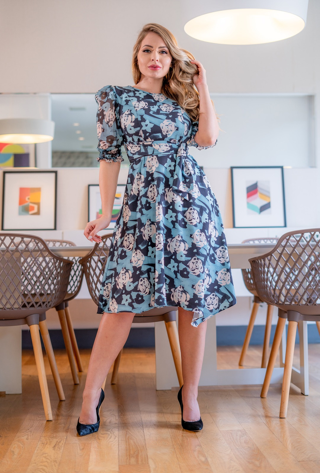 Quero ver discount vestido estampado