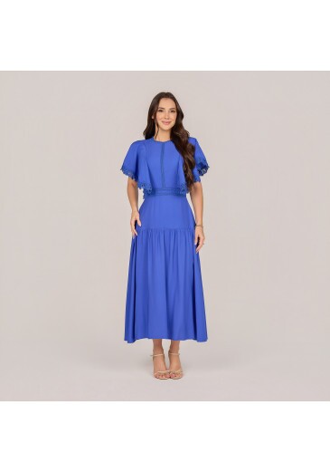 Vestido Natalia Em Alfaiataria Azul  Tata Martello Primavera/Verão 2027
