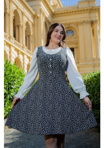 Salopete Em Malha Premium Maria Amore Outono/Inverno 2025