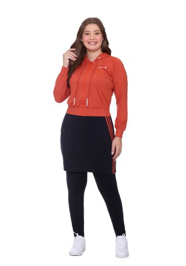 Jaqueta Carol Fitness Telha Poliamida Com Capuz Hapuk Outono/Inverno 2025