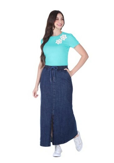 Saia Luara Jeans Escuro Hapuk Outono/Inverno 2025
