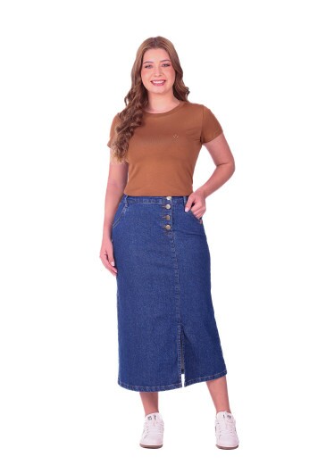 Blusa Luiza Em Malha Pima Caramelo Hapuk Primavera/Verão 2027