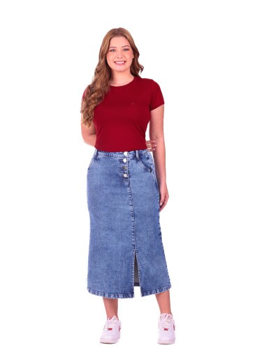 Blusa Luiza Em Malha Pima Bordo Hapuk Primavera/Verão 2027