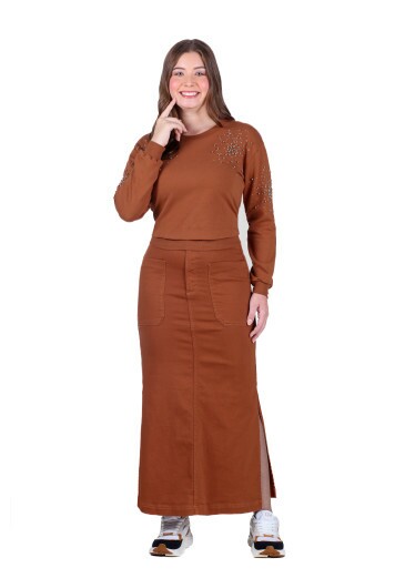 Blusa Alecsia Caramelo Hapuk Outono/Inverno 2025
