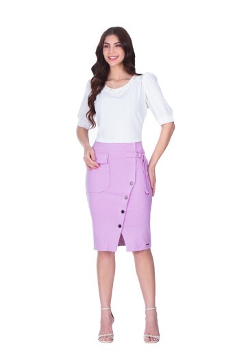 Blusa Diná Em Tecido Plano Off White Hapuk Primavera/Verão 2026