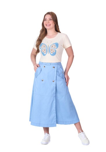 Blusa Isadora Em Malha Branca Hapuk Primavera/Verão 2026