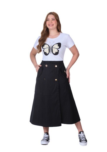 Blusa Isadora Em Malha Off White Hapuk Primavera/Verão 2026