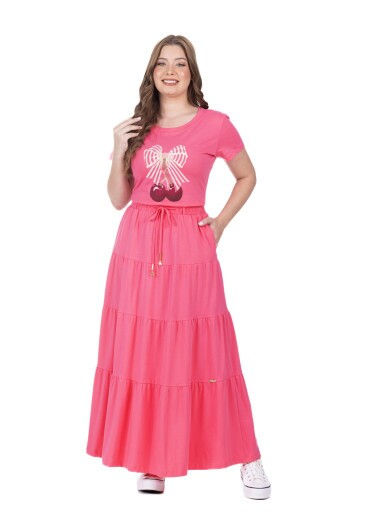 Blusa Micaella Em Malha De Algodão Sustentável Rosa Hapuk Primavera/Verão 2026