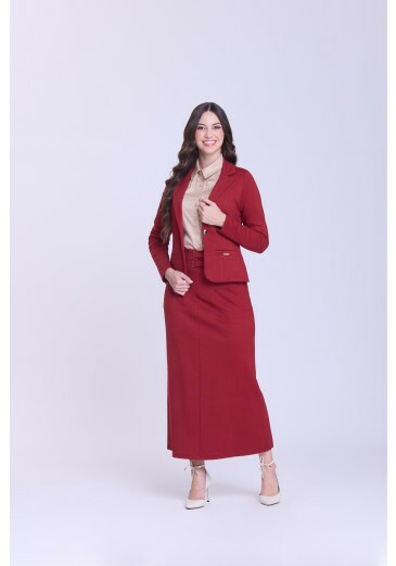 Blazer Lais Em Ponto Roma Bordo Hapuk Outono/Inverno 2026 