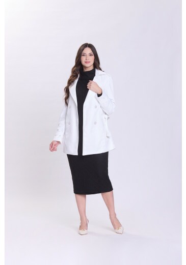 Trench Coat Dalva Branco Hapuk Outono/Inverno 2026