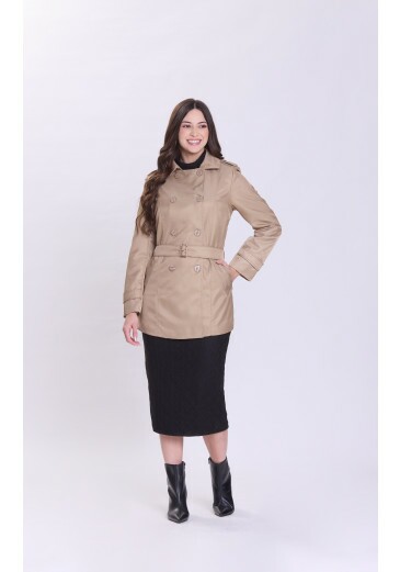 Trench Coat Dalva Bege Hapuk Outono/Inverno 2026