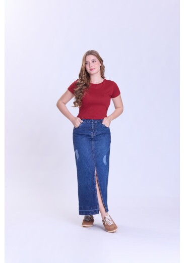 Blusa Carol Em Malha Bordô Hapuk Outono/Inverno 2026
