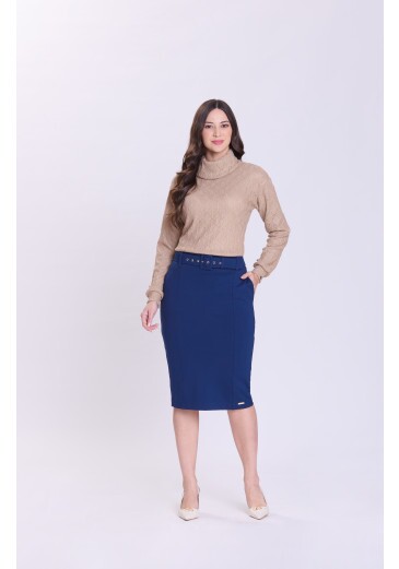 Blusa Conceição Em Malha Trico Bege Hapuk Outono/Inverno 2026