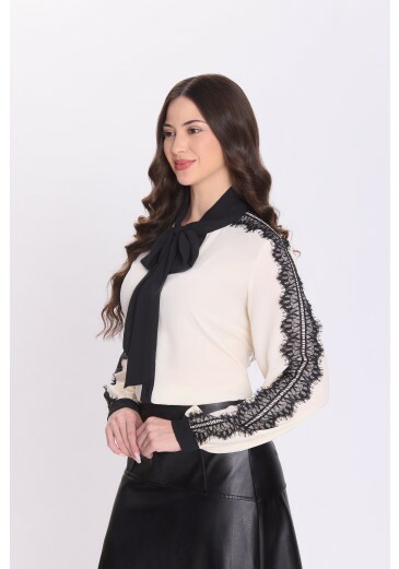 Camisa Kaline Em Crepe Off White Hapuk Outono/Inverno 2026