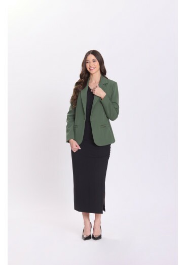 Blazer Amélia Em Alfaiataria Verde Hapuk Outono/Inverno 2026