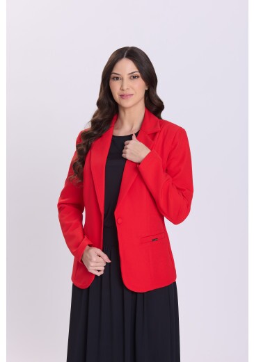 Blazer Tereza Em Alfaiataria Vermelho Hapuk Outono/Inverno 2026