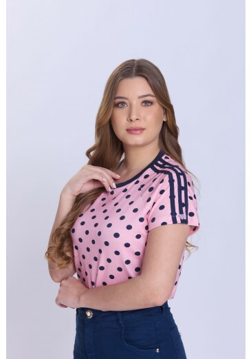 Blusa Livia Em Malha De Algodão Sustentável Rosa Hapuk Primavera/Verão 2027