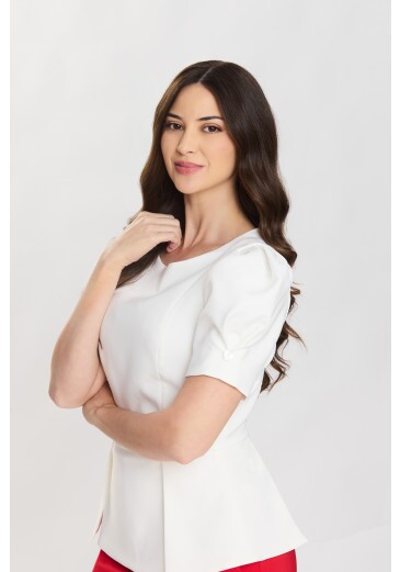 Blusa Flor Em Alfaiataria Off White Hapuk Primavera/Verão 2027