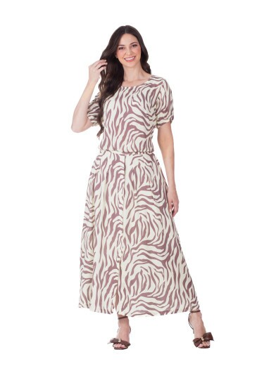 Conjunto Livia Em Tecido Plano Estampado Amarelo Hapuk Primavera/Verão 2027