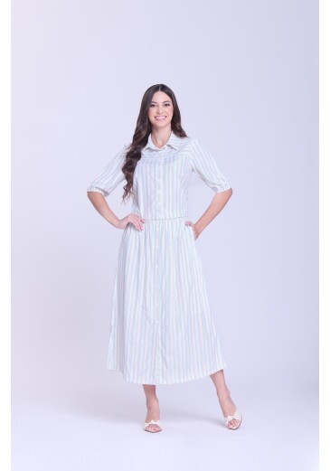 Conjunto Mirela Em Tecido Plano Verde Hapuk Outono/Inverno 2026