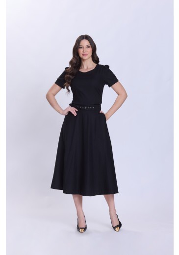 Conjunto Milena Em Plano De Linho Preto Hapuk Primavera/Verão 2027