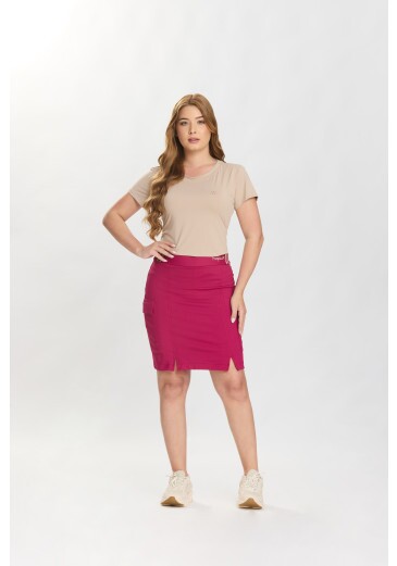 Conjunto Fitnes Maria Eduarda Em Malha Tecnológica Com Proteção UV e Dry Fit Bordô Hapuk Primavera/Verão 2027