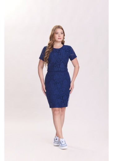 Conjunto Melissa Em Renda Azul Marinho Hapuk Primavera/Verão 2027